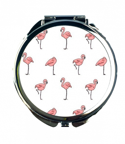 กระจกพิมพ์รูป Famingo Mirror